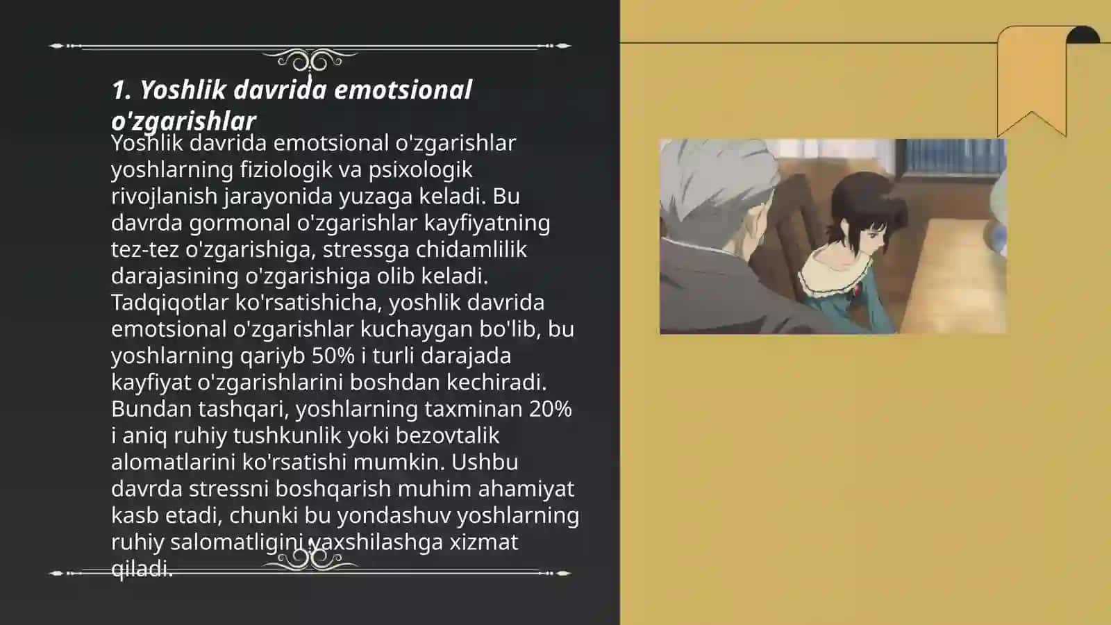 Yoshlik davrining psixologik xususiyatlari 3