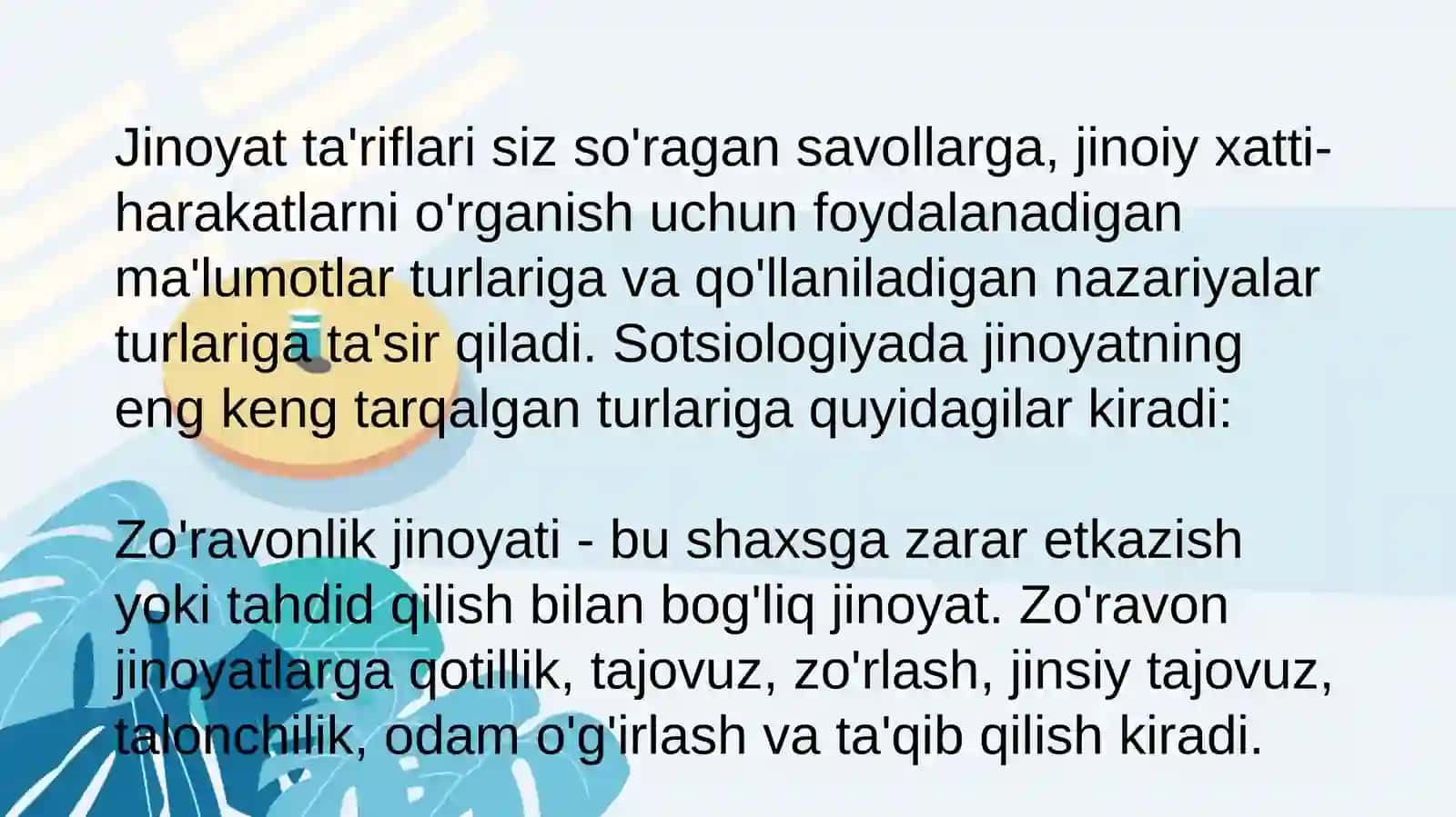 Dunyoda jinoyatchilikning xolati 3