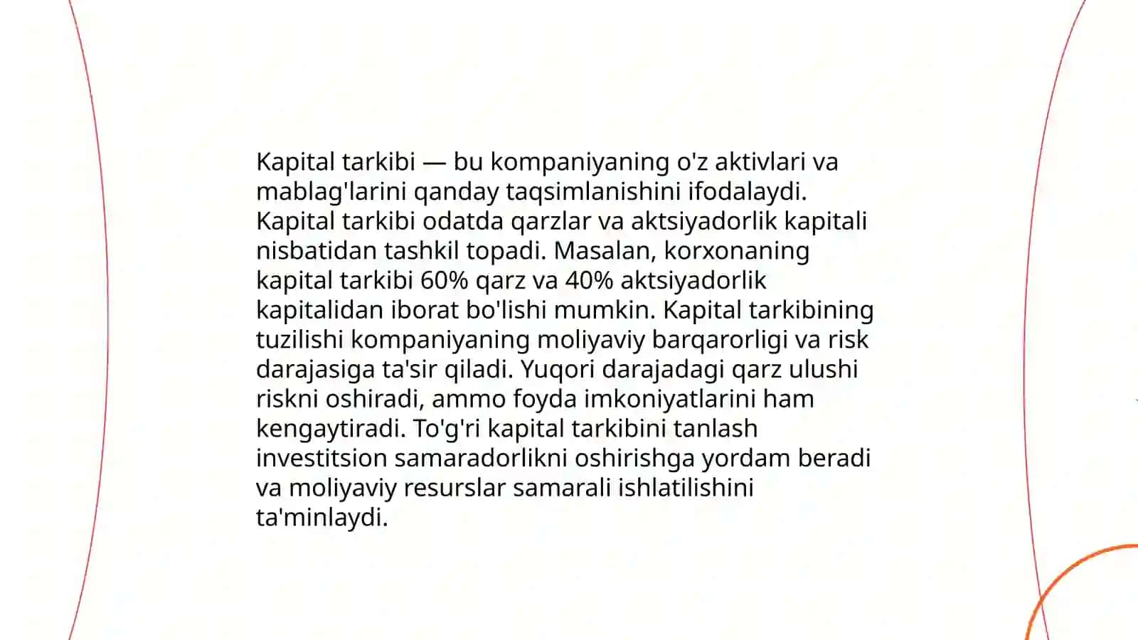 Kapital tarkibi va uning baxosi 3