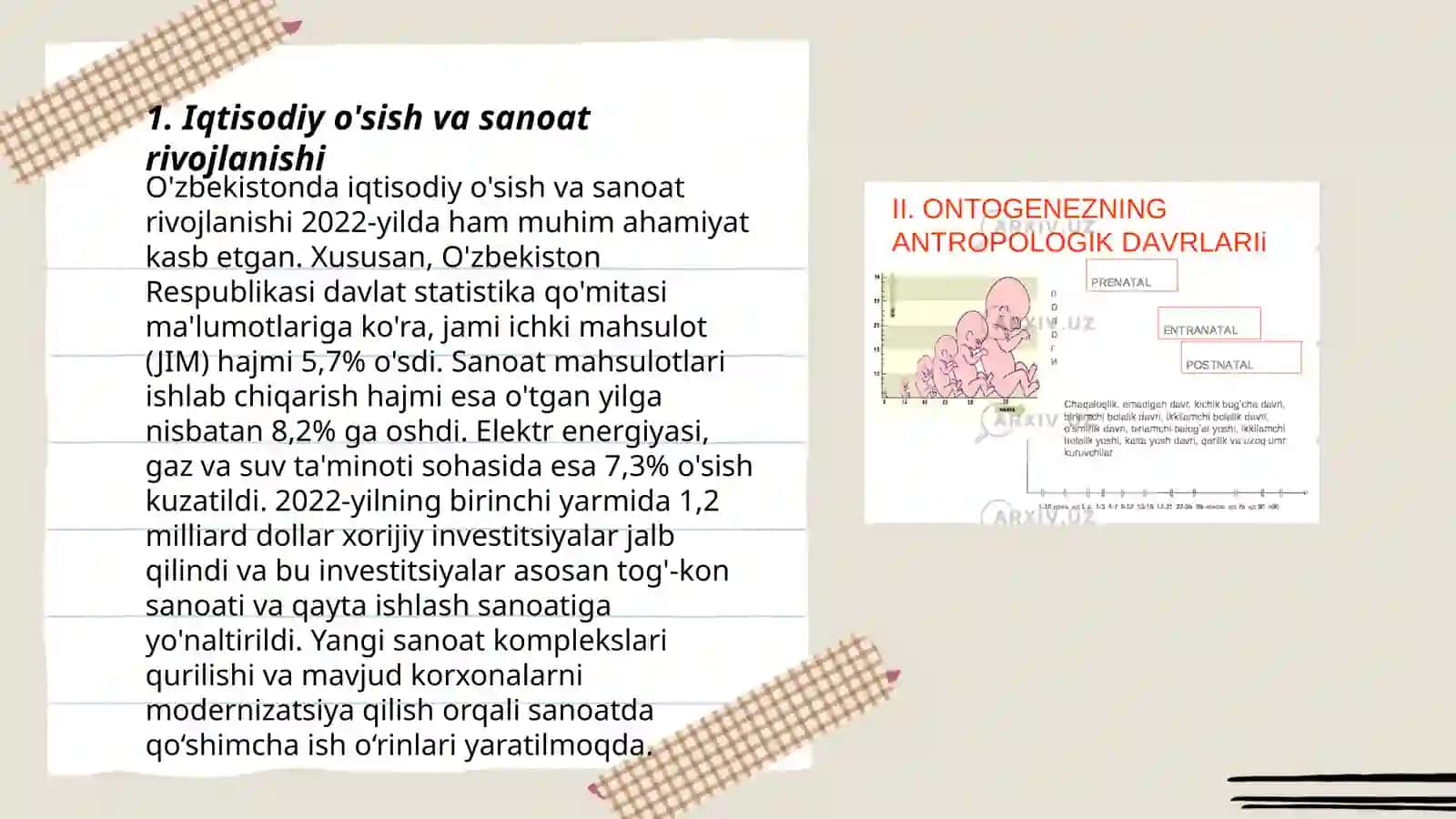 Iqtisodiy o'sish va sanoat rivojlanishi 3
