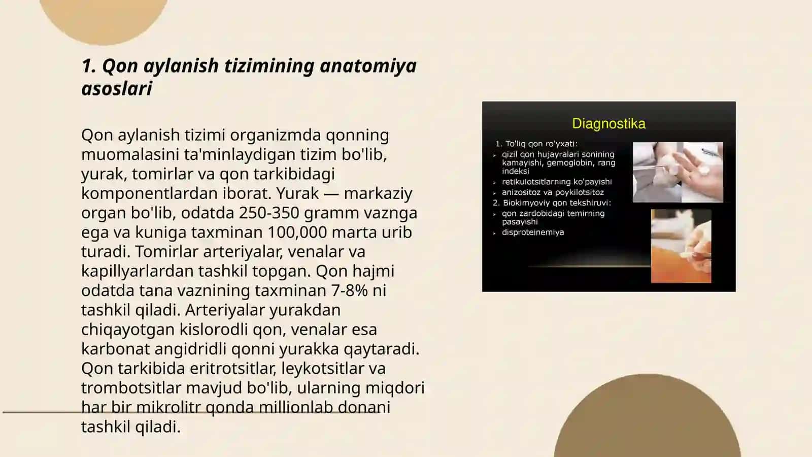 Qon aylanish sistemasining fizik asoslari 3