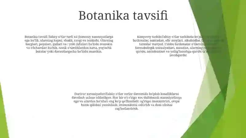 Tabiiy Ko'K O'Tlarning Kimyoviy Tarkibi Va To'Yimliligi 3