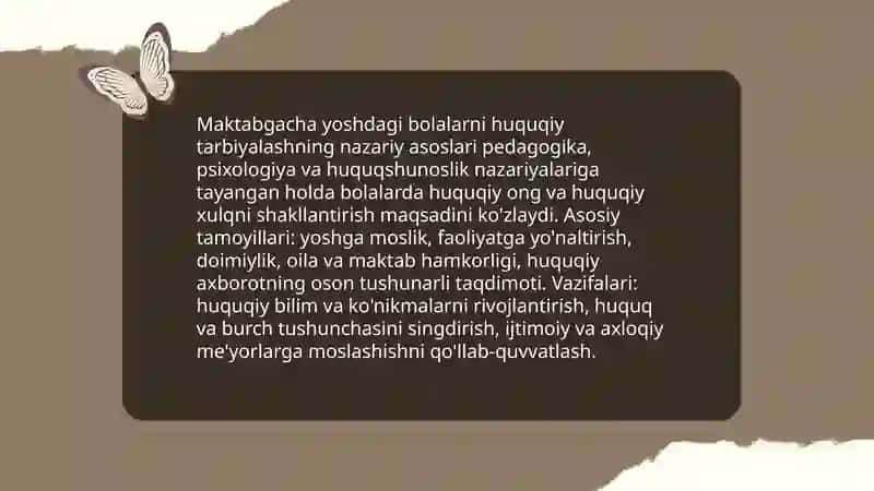 Maktabgacha yoshdagi bolalarni huquqiy tarbiyalash 3