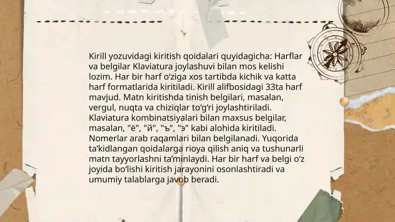 Krill yozuvidagi imlo qoidalarining mazmuniy tavsiflash 3