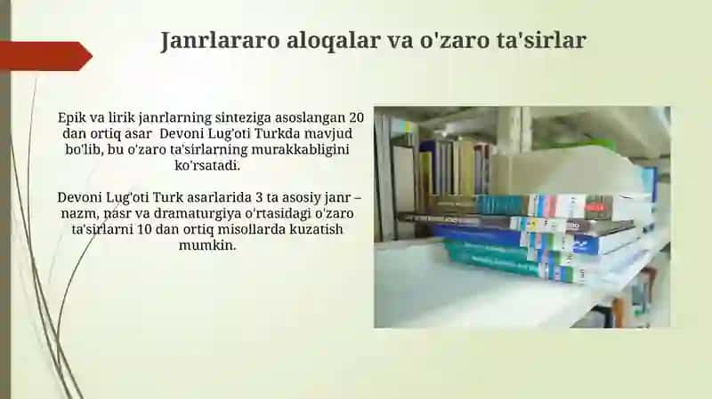 Devoni Lug'otning Adabiy Janrlari 3