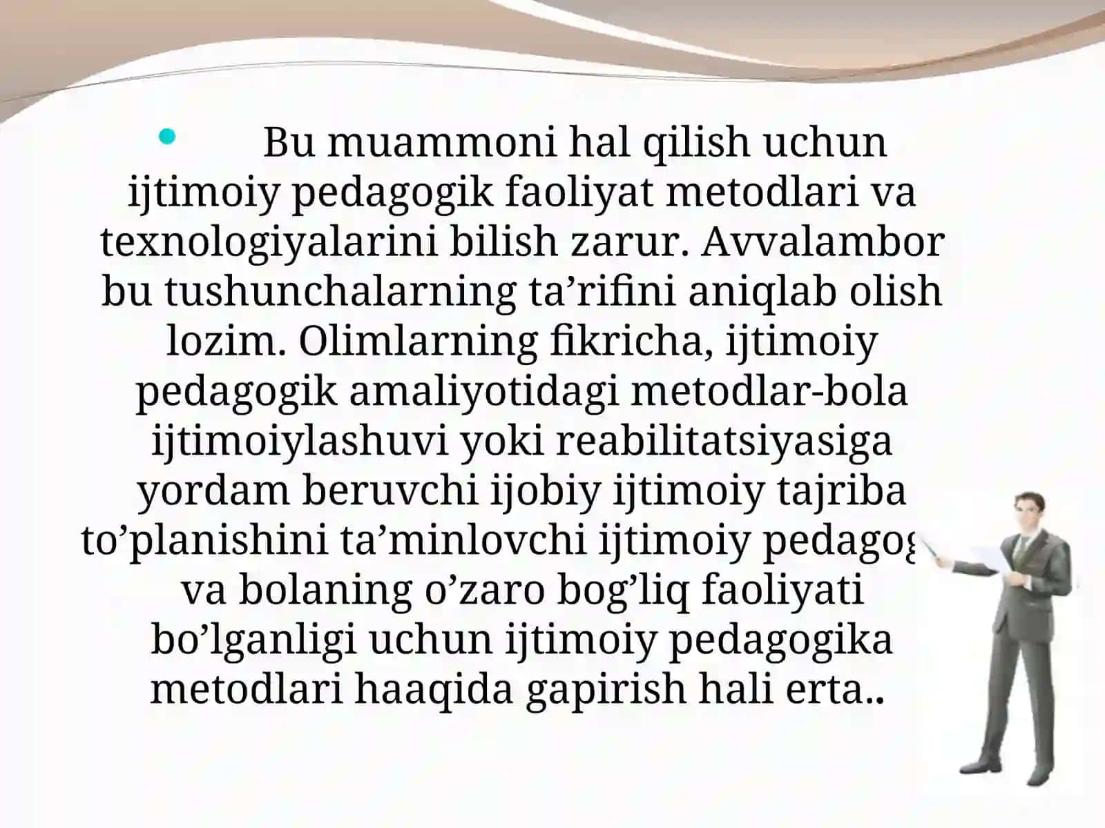 Ijtimoiy-pedagogik faoliyat metodikasi va texnologiyalari 3