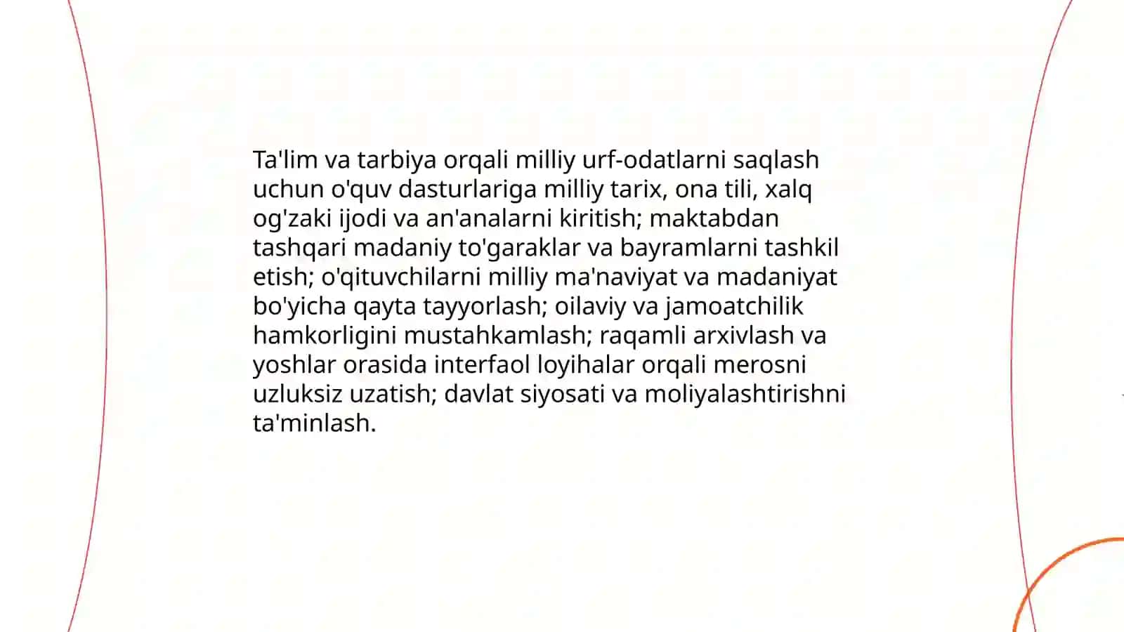 Glaballashuv sharoitida milliy urf-odatlar, qadriyatlar va an'analarni saqlash yo'nalishlari 3