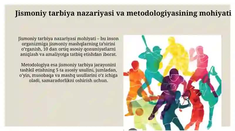 Jismoniy tarbiya nazariyasi va metodikasi 3