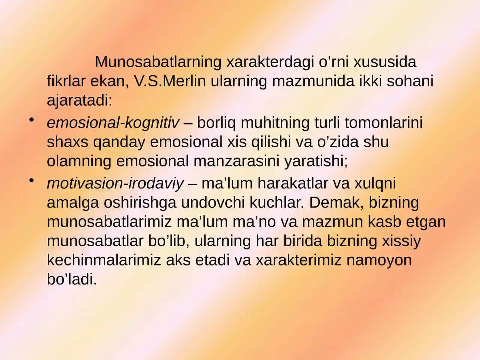 Xarakter va uning shakllanishi 3