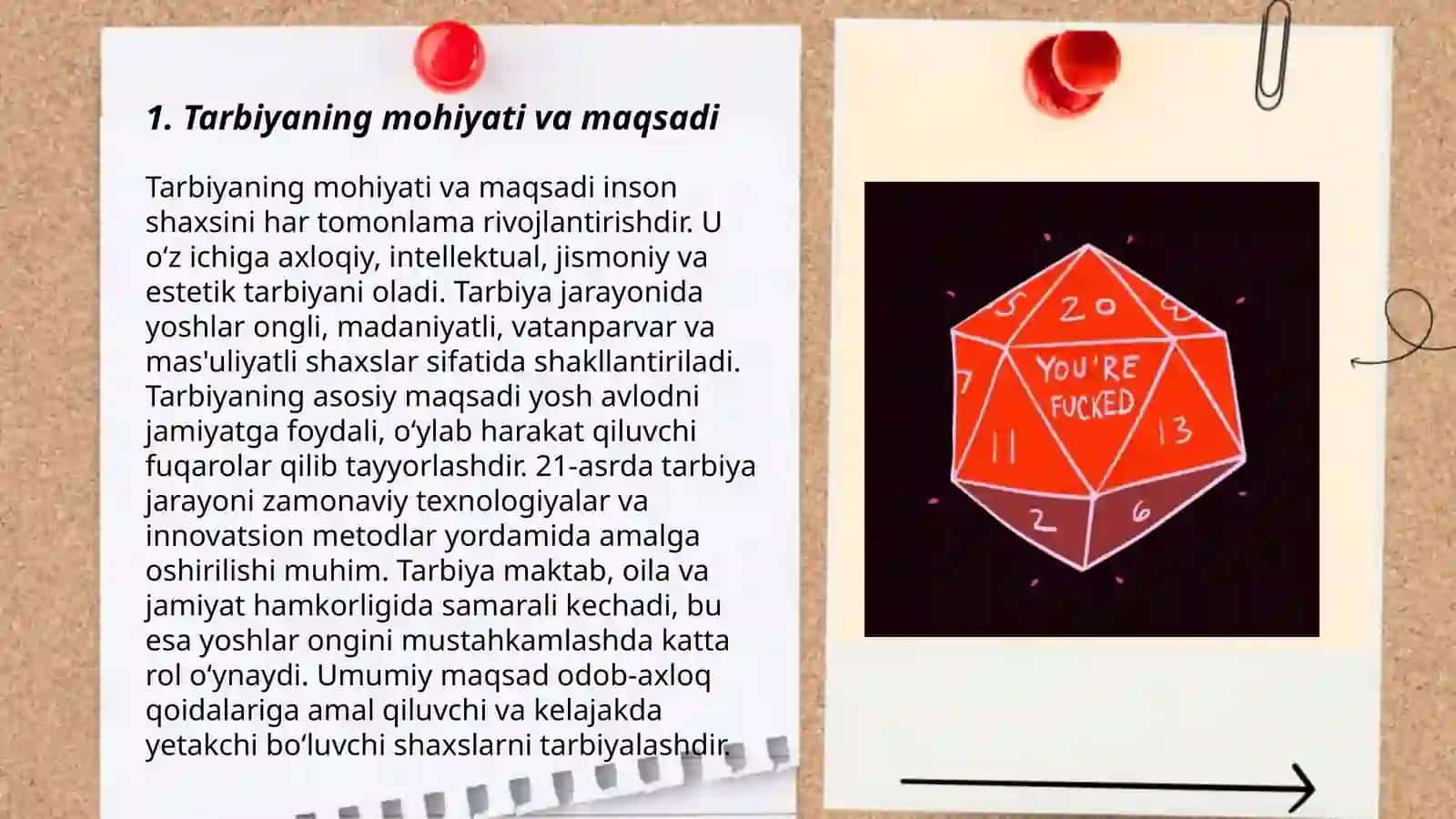 Tarbiyaviy ishlar metodikasi fanining maqsad va vazifalari 3