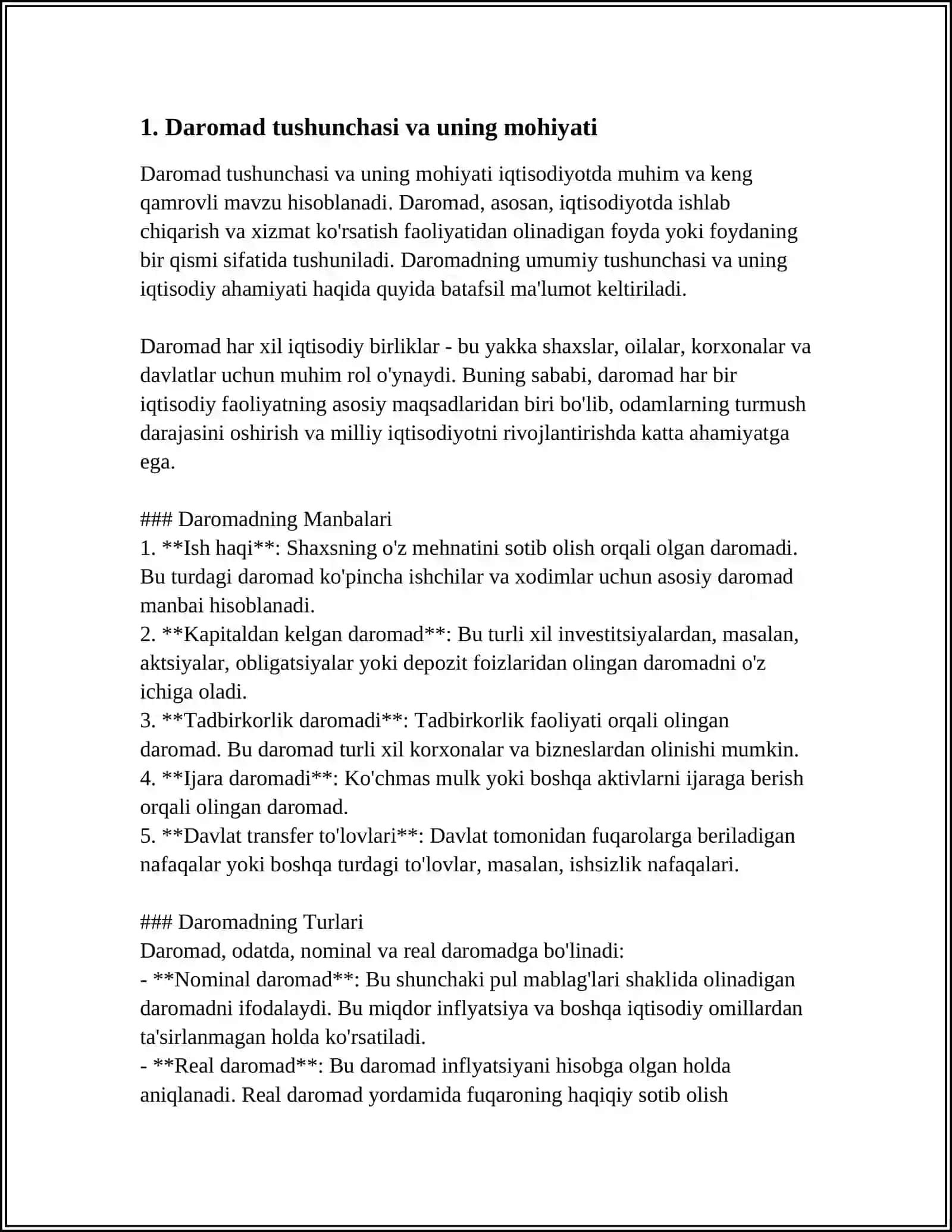 BHXS (IAS) 18 – “ODATDAGI FAOLIYATDAN OLINADIGAN DAROMAD” 3