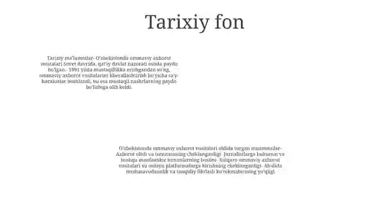 Ommaviy Axborot Vositalarining Faoliyati O'Zgarish Va Muammolar 3