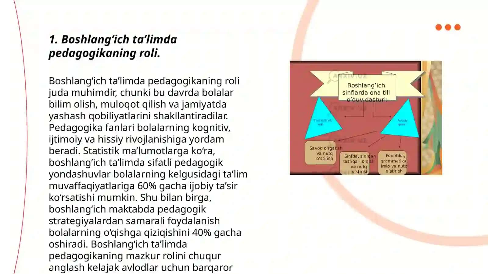 Boshlangʻich ta'lim pedogogikasi haqida umumiy tushuncha 3