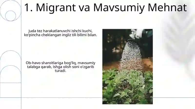 Migrant va Mavsumiy Mehnat 3
