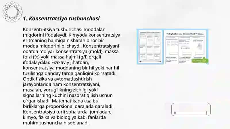 Konsentrlar 100 bo'yicha masalalar yechish ustida ishlash 3