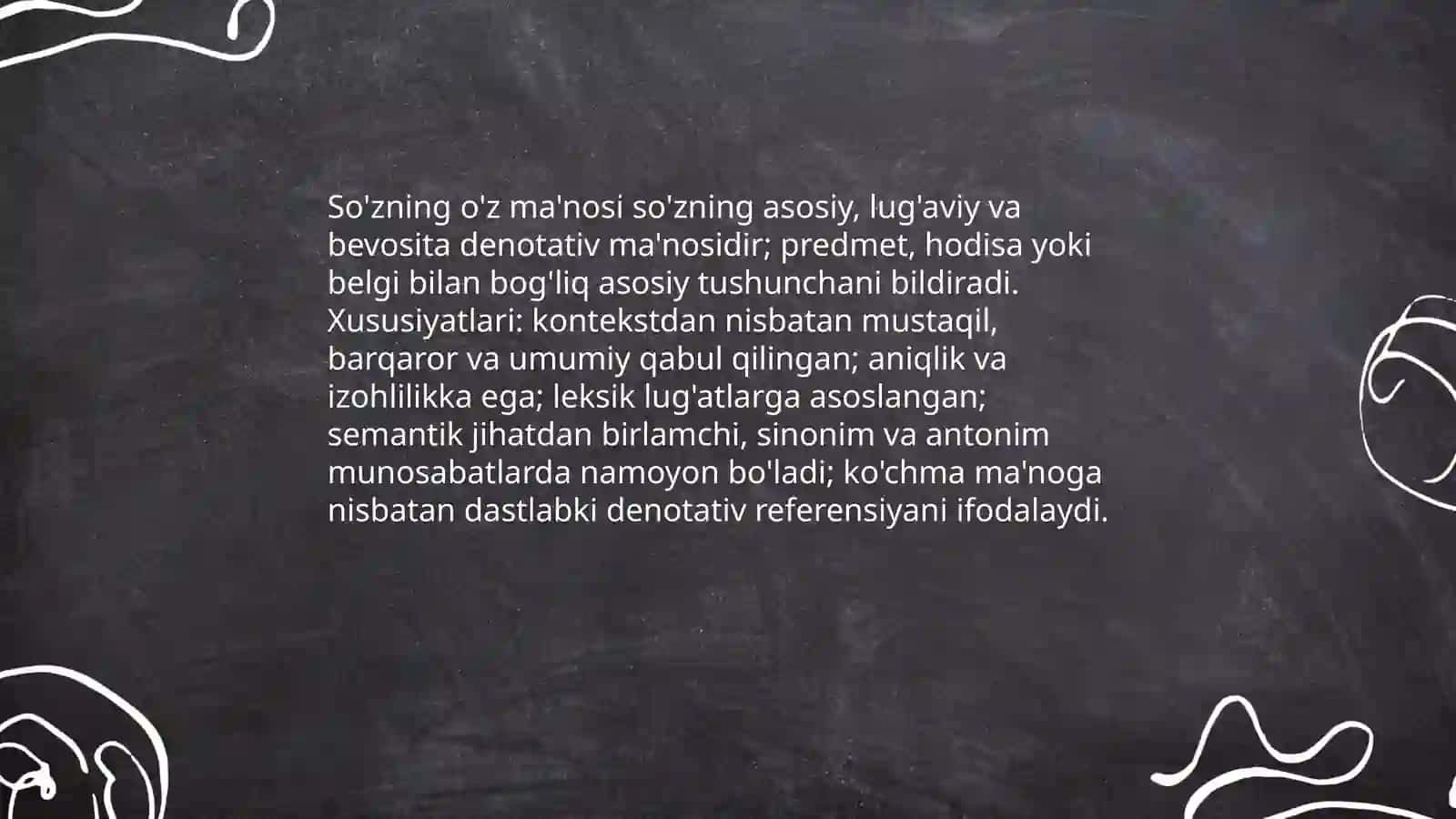 So'zning o'z va ko'chma ma'nolari 3