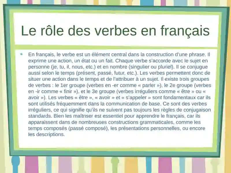 Les verbes avoir ,etre et s'appeler. 3
