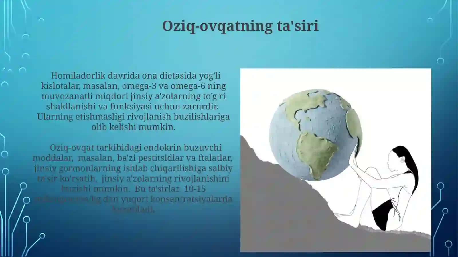 Siydiк аyirish-jinsiy а’zоlаri tаrаqqiyotigа tаshqi muhit оmillаrining tа’siri 3