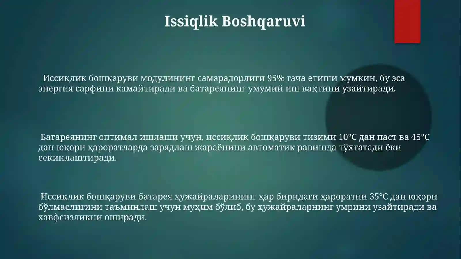 Zaryad rejimini nazorat qilish asboblari 3