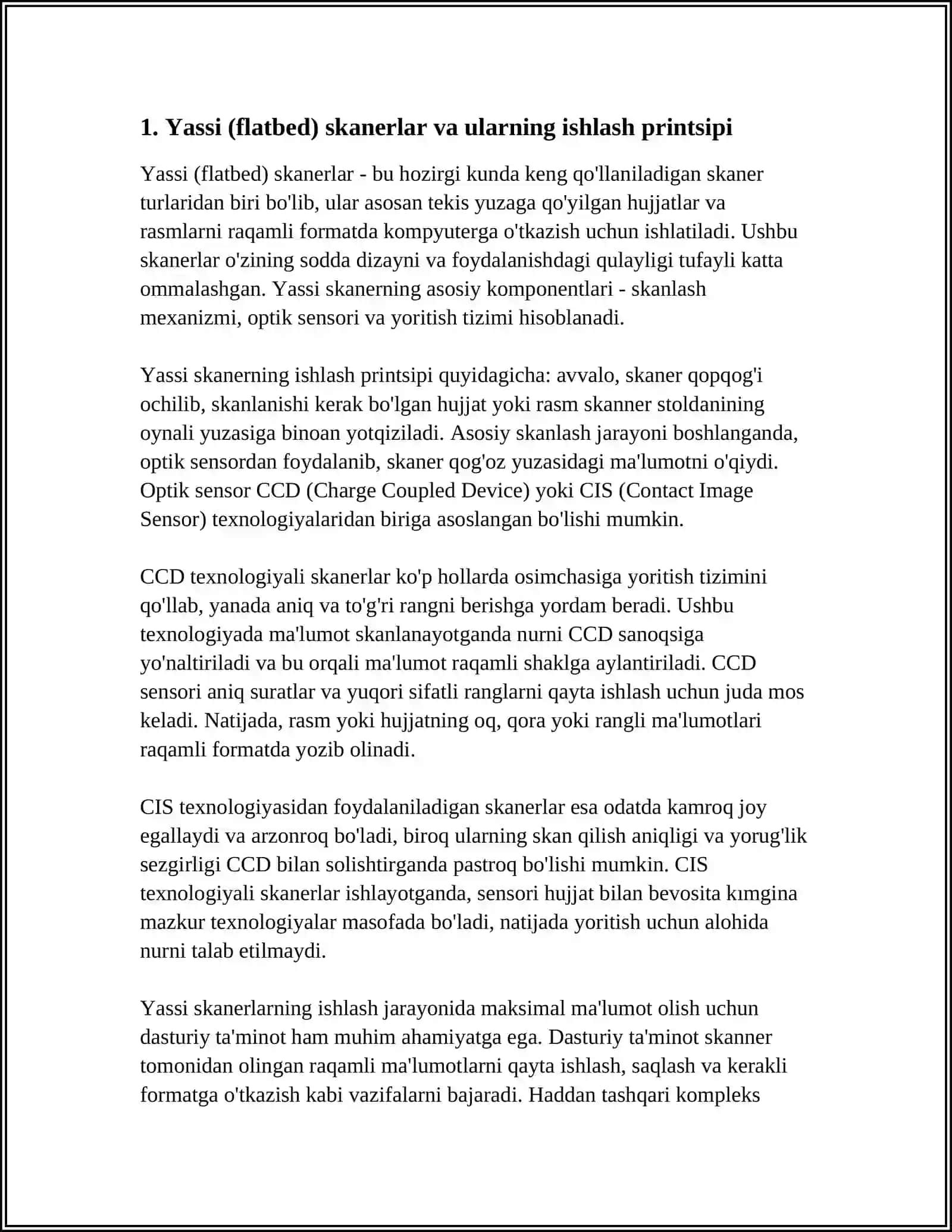 SKANER TURLARI VA ULARNING ISHLASH PRINTSIPI ULARNI ÕRNATISH 3