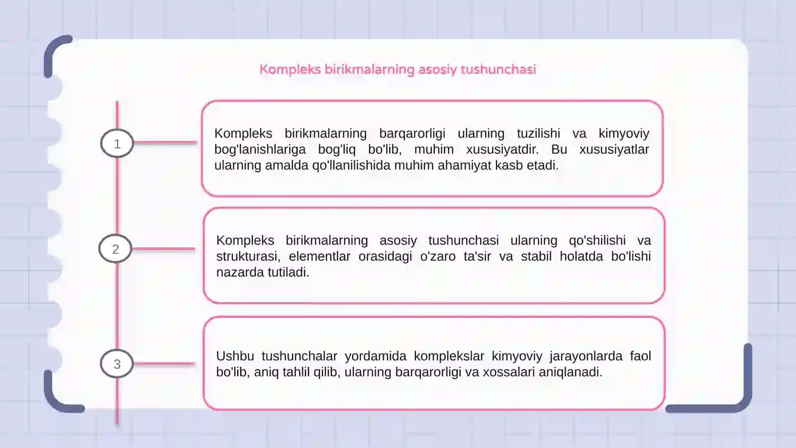 Kompleks birikmalarning barqarorligi 3