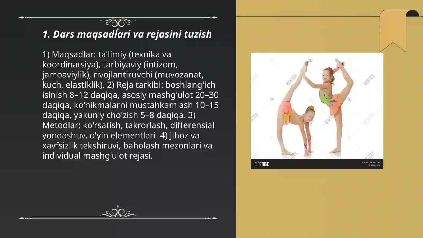 Gimnastika darslarini tashkil qilish va õtqazish 3