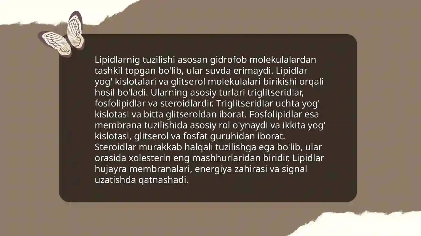 Lipidlar 3