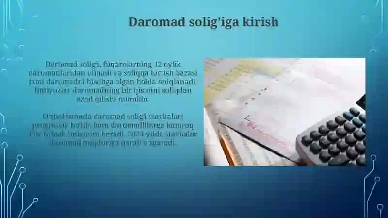 Daromad solig'i 3