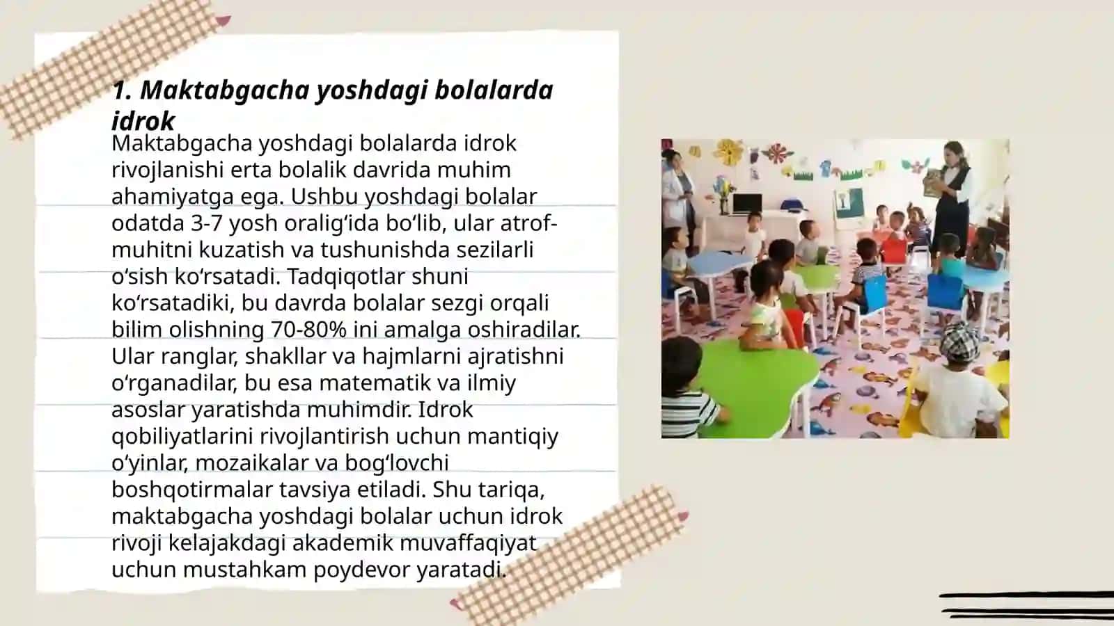 Maktabgacha yosh davrida psixik rivojlanish 3
