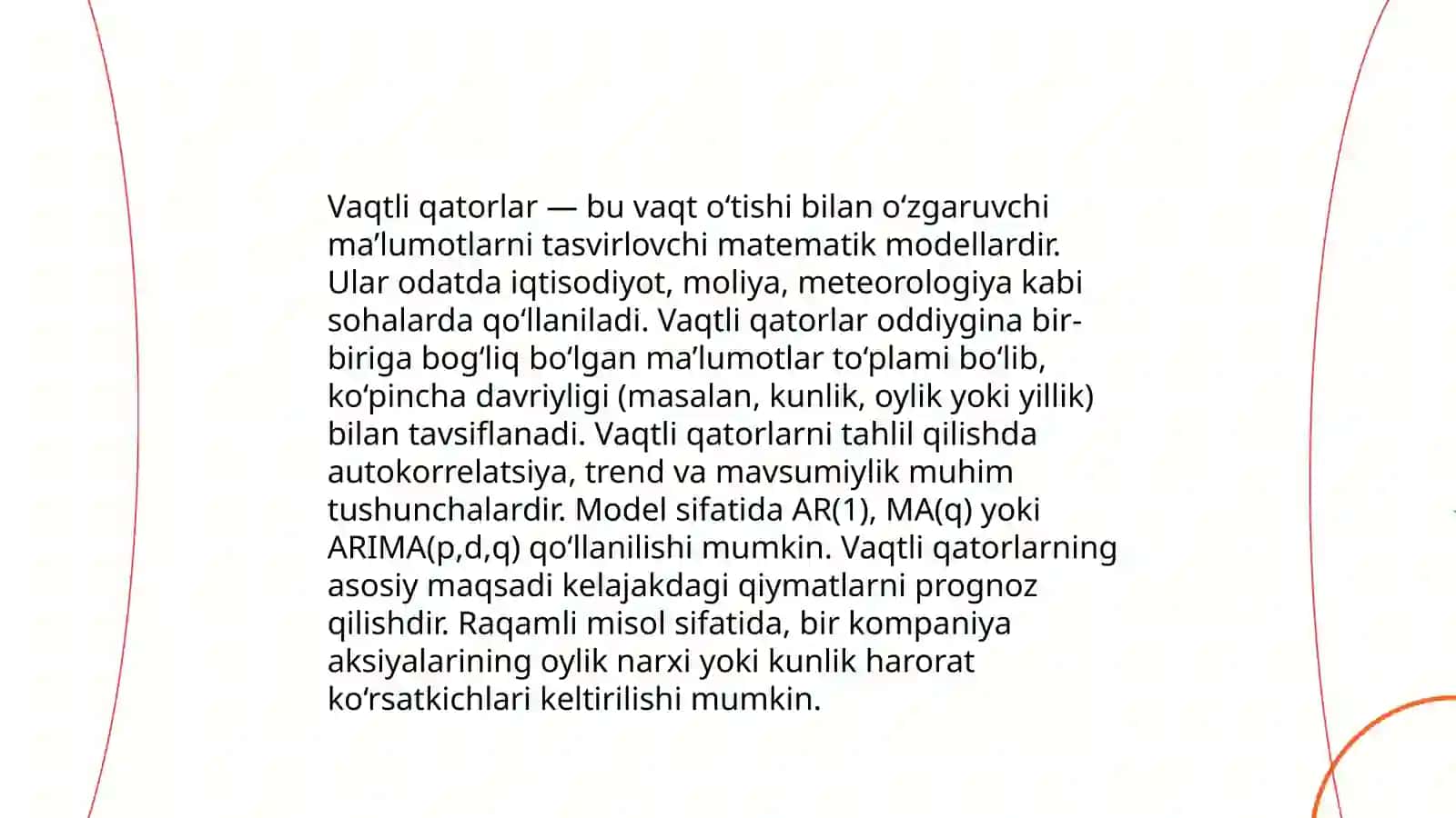 Vaqtli qatorlarda trendni aniqlash 3