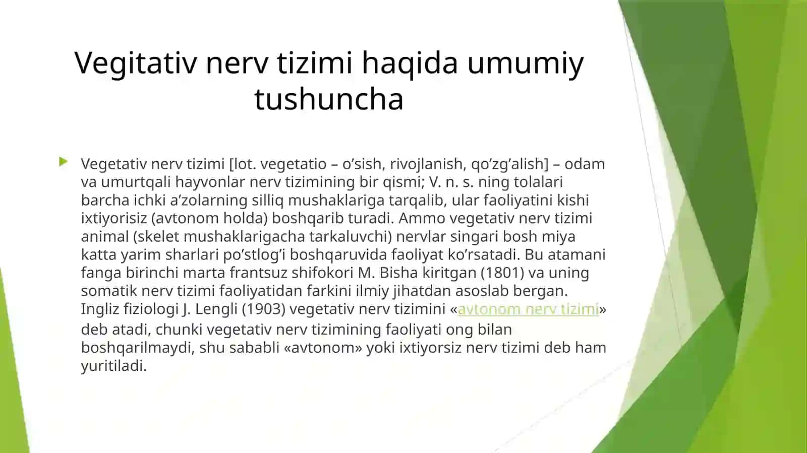 Vegetativ nerv tizimi 3