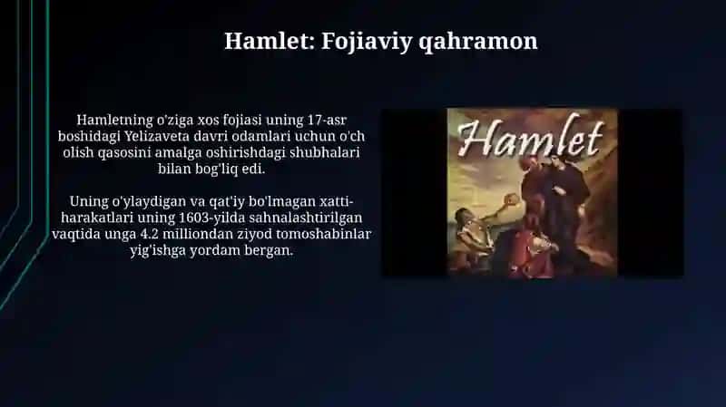 Hamlet tragediyalarida harakterlar talqini 3