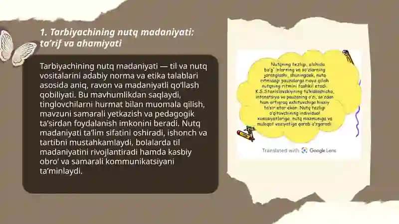 Tarbiyachining nutq madaniyati: taʼrif va ahamiyati 3