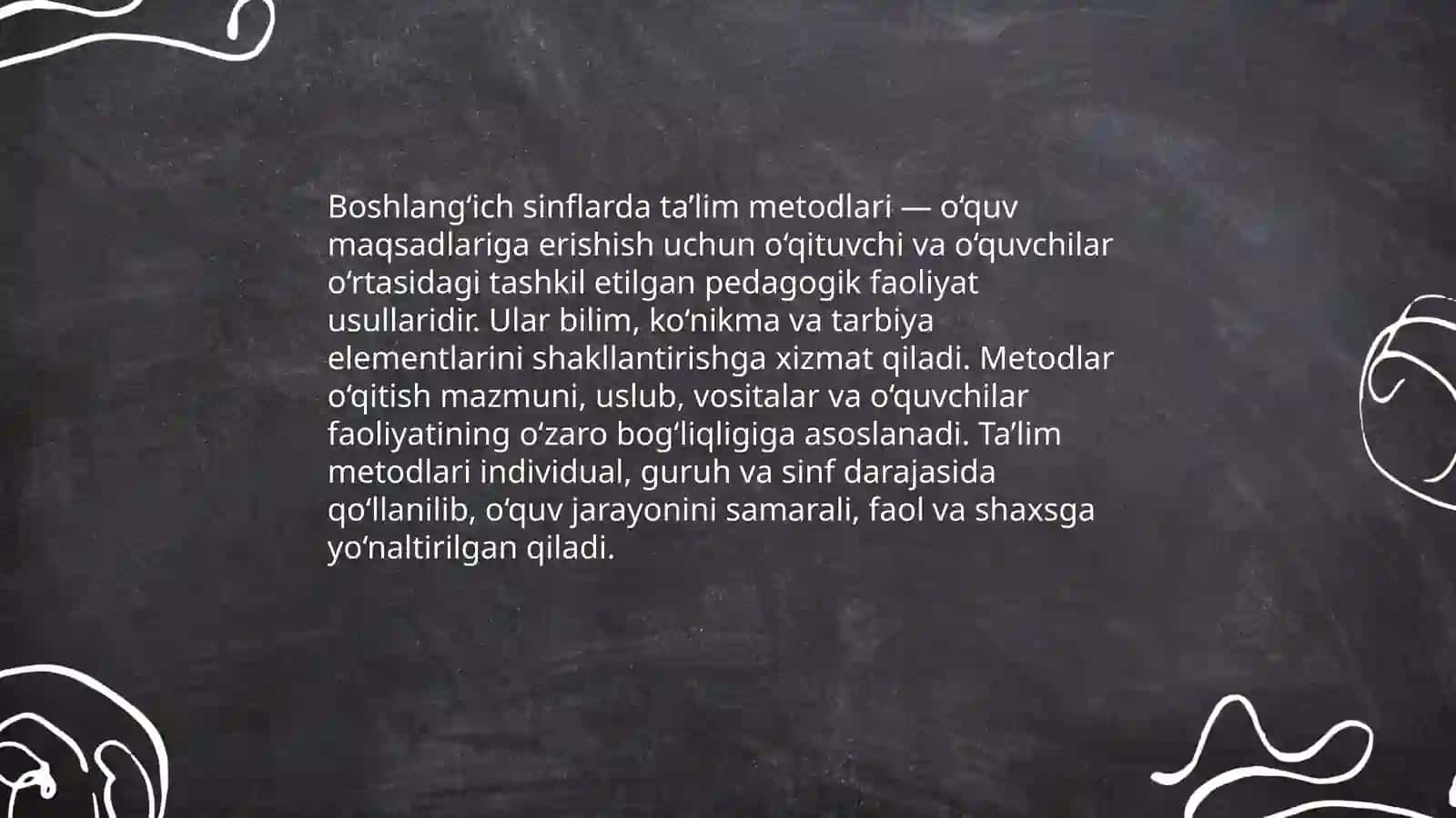 Boshlang‘ich sinflarda ta’lim metodlari va ularning tasnifi 3