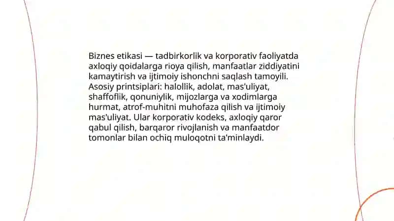 Biznes etikasi va ijtimoiy masuliyat 3