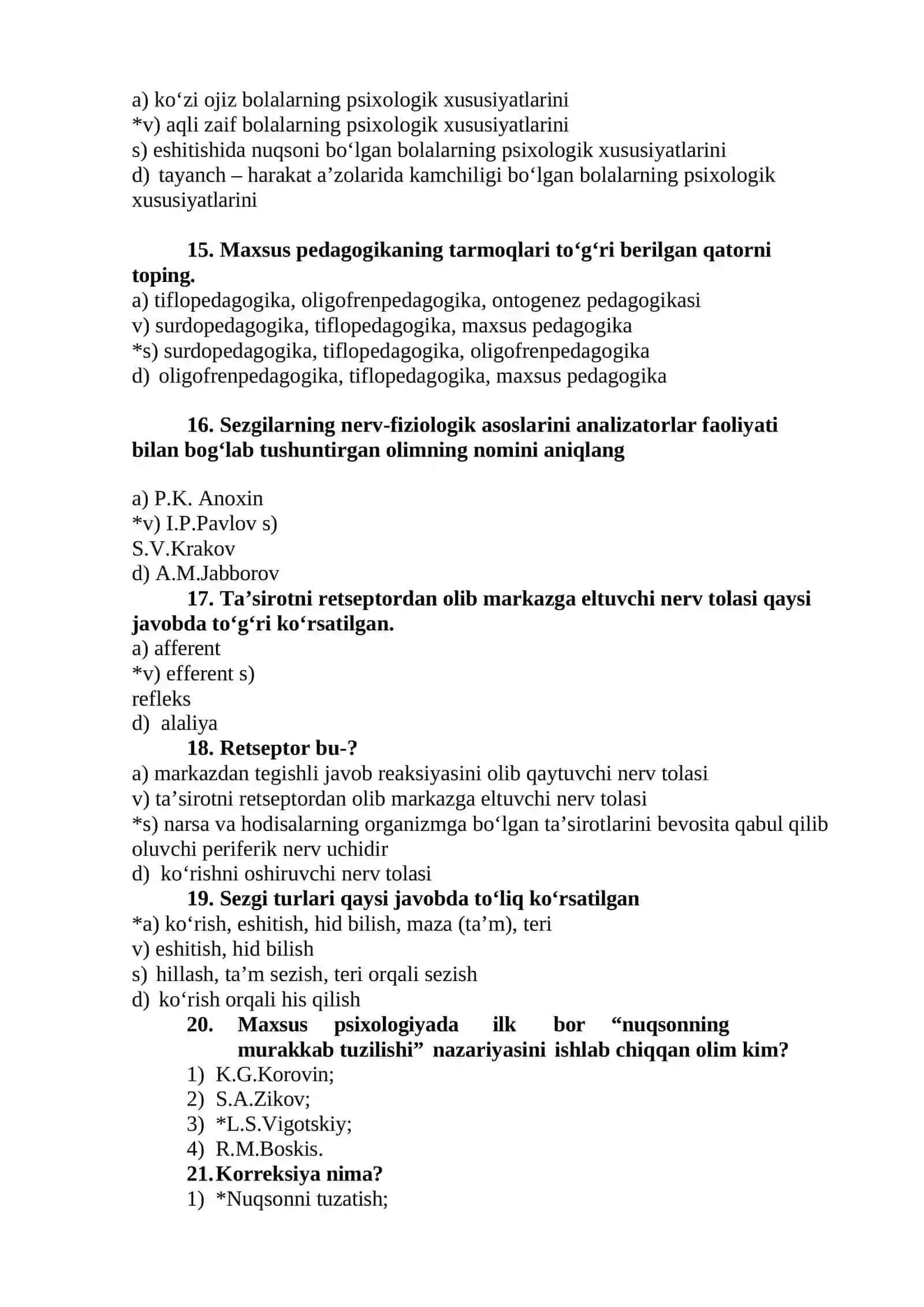 Testlar toifaga 3