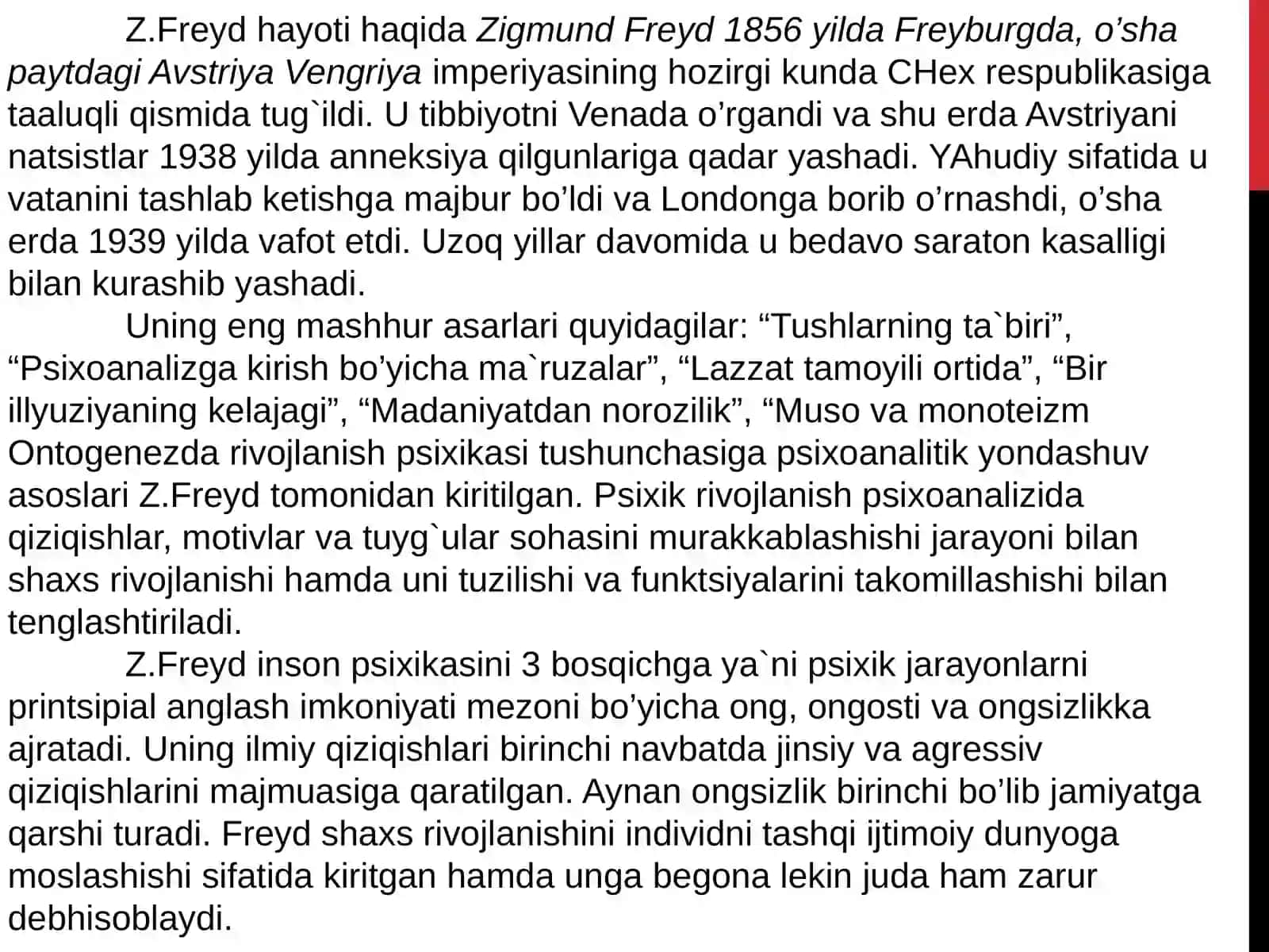 PSIXOLOGIK MAKTABLARDA RIVOJLANISH NAZARIYALARI 3