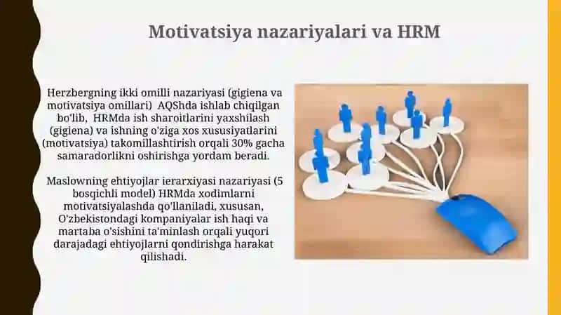Inson resurslarini boshqarishning nazariy asoslari 3