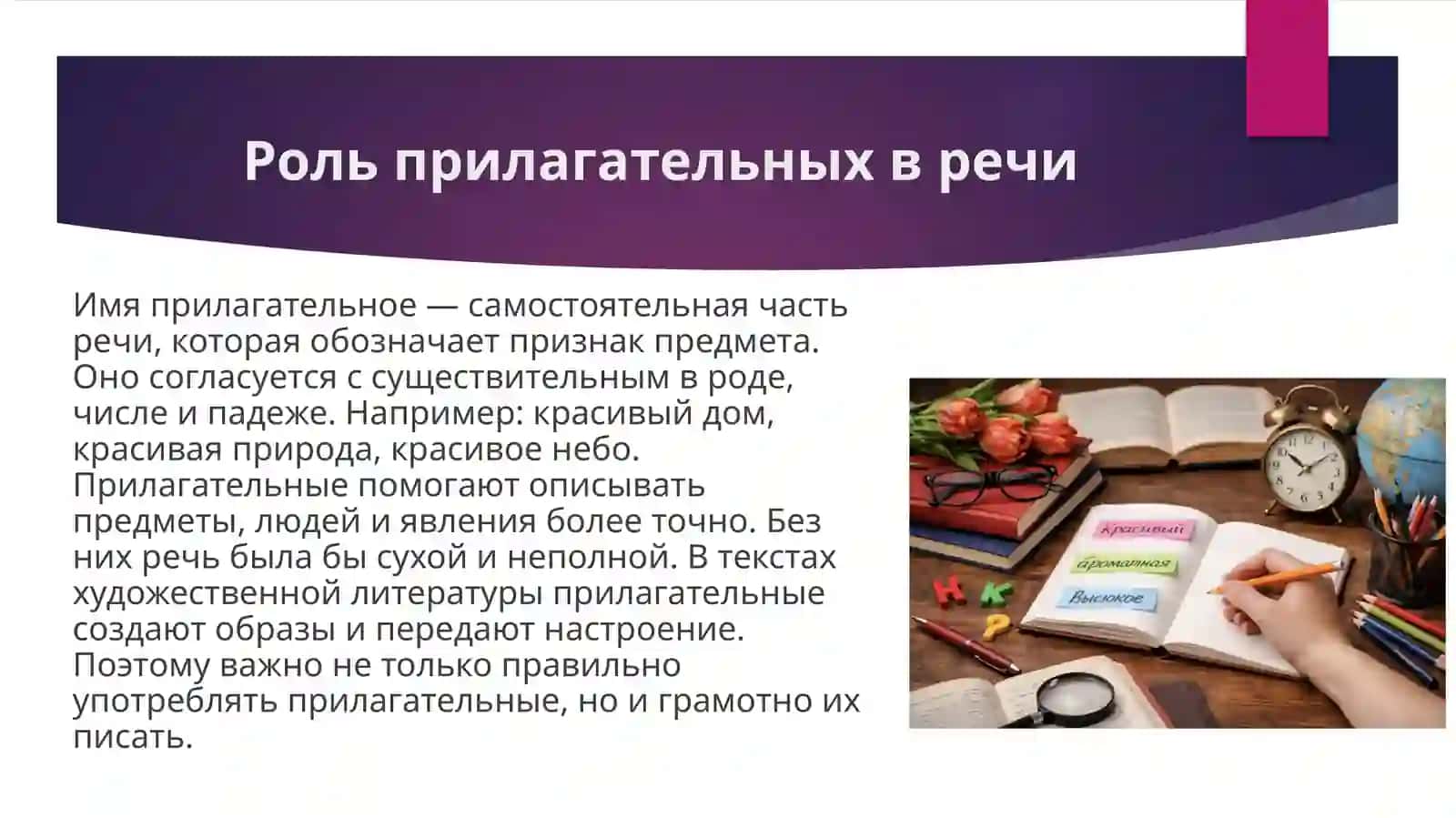 Правописание прилагательных 3