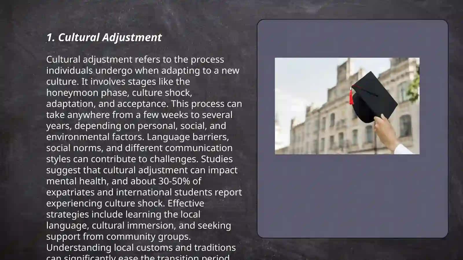 Cultural Adjustment 3