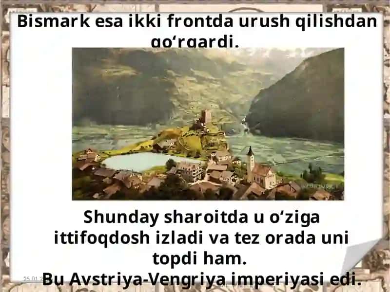 Germaniya imperiyasining tashqi siyosati 3