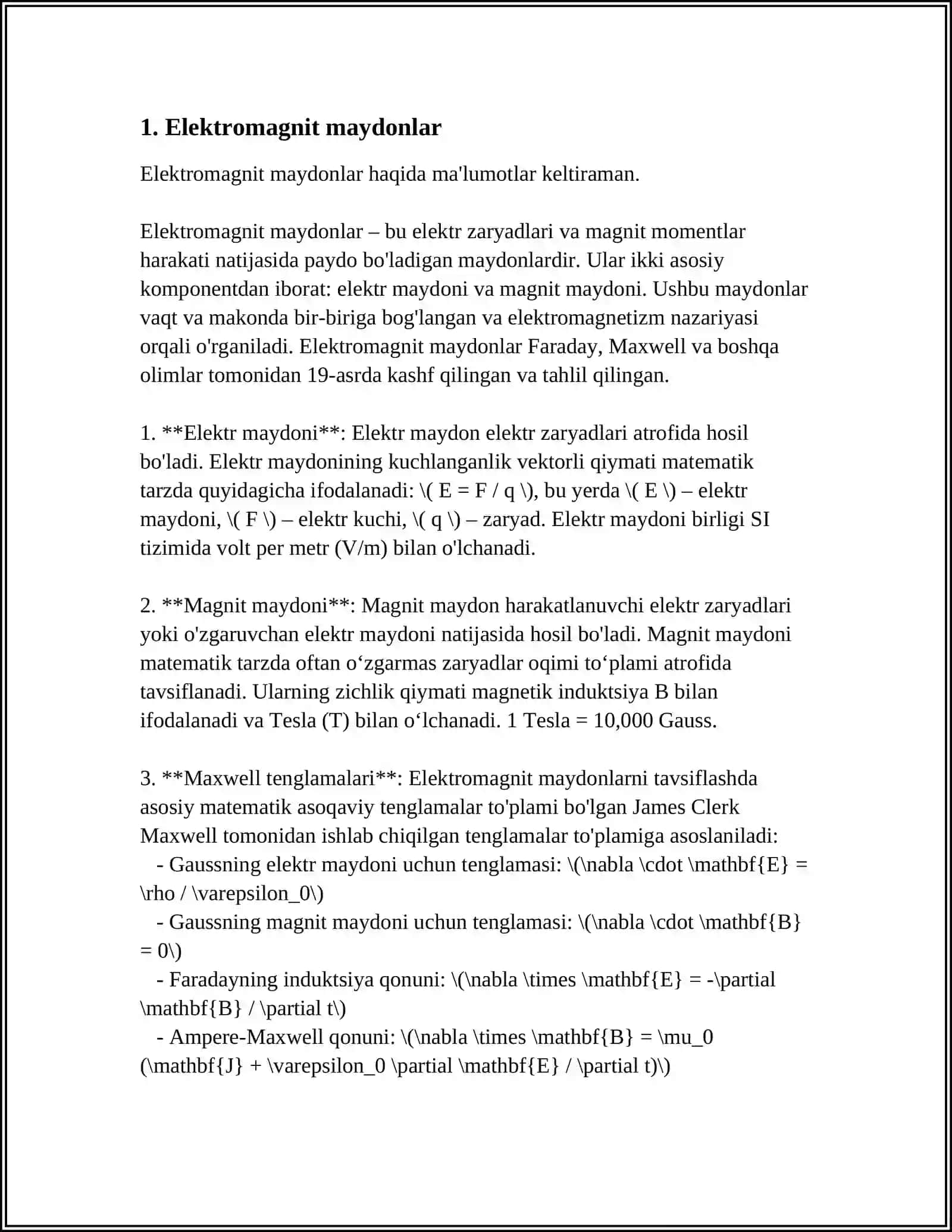 ELEKTROMAGNIT SARF O’LCHAGICHLAR 3