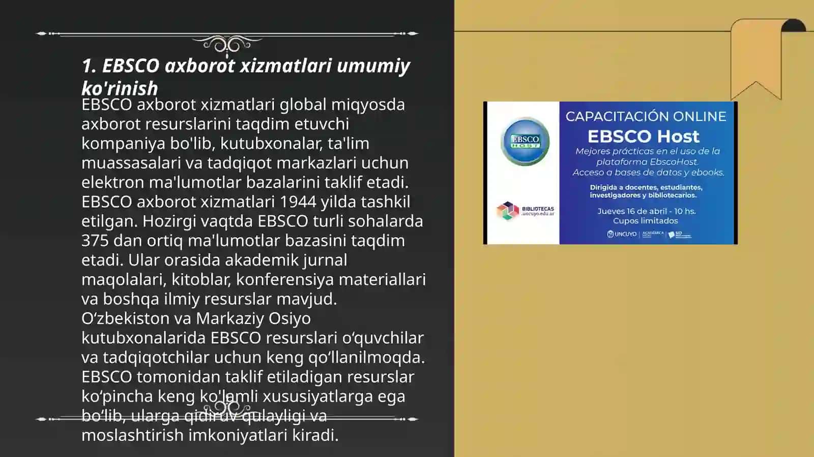 EBSCO axborot xizmatlari 3