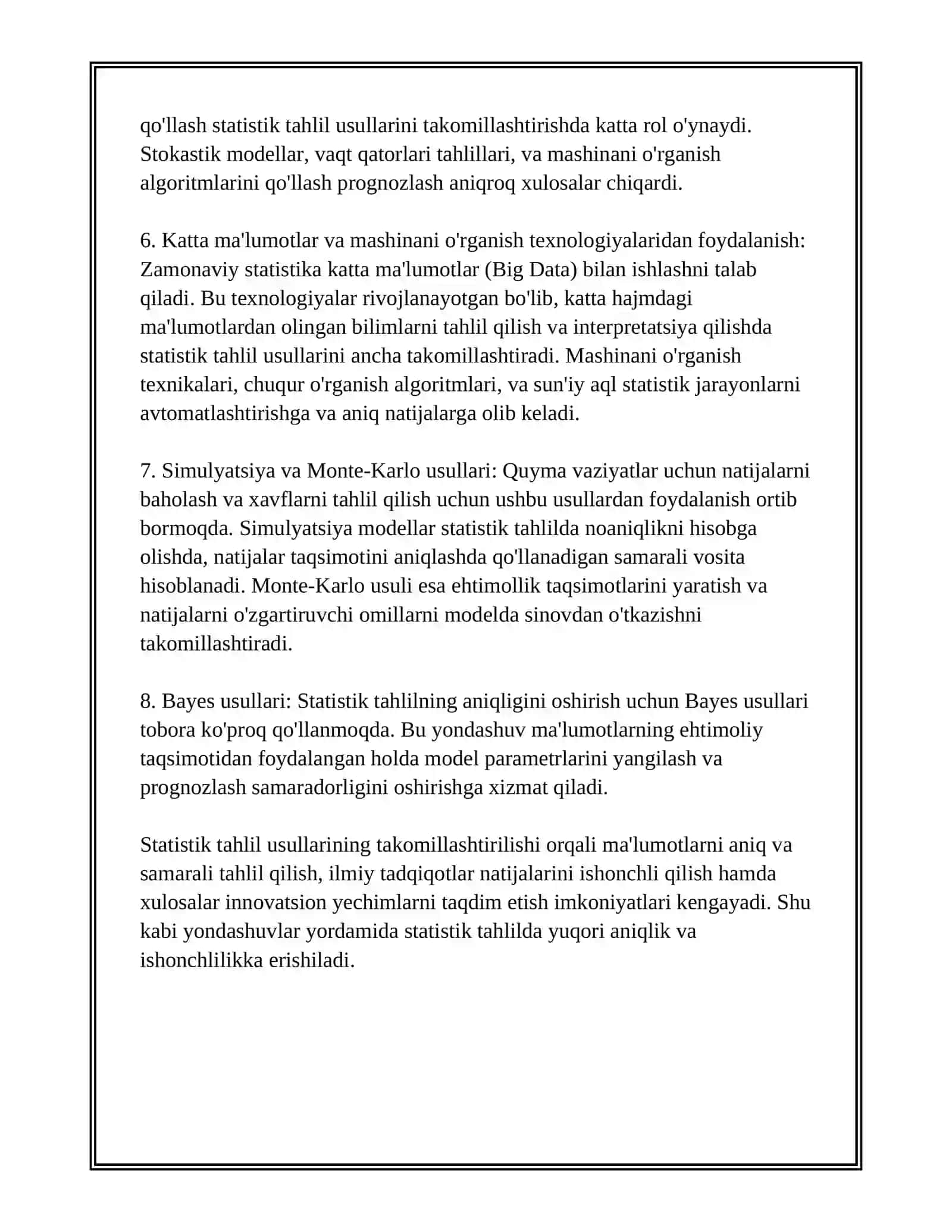 TAHLIL USULLARINI TAKOMILLASHTIRISH USULLARI 3