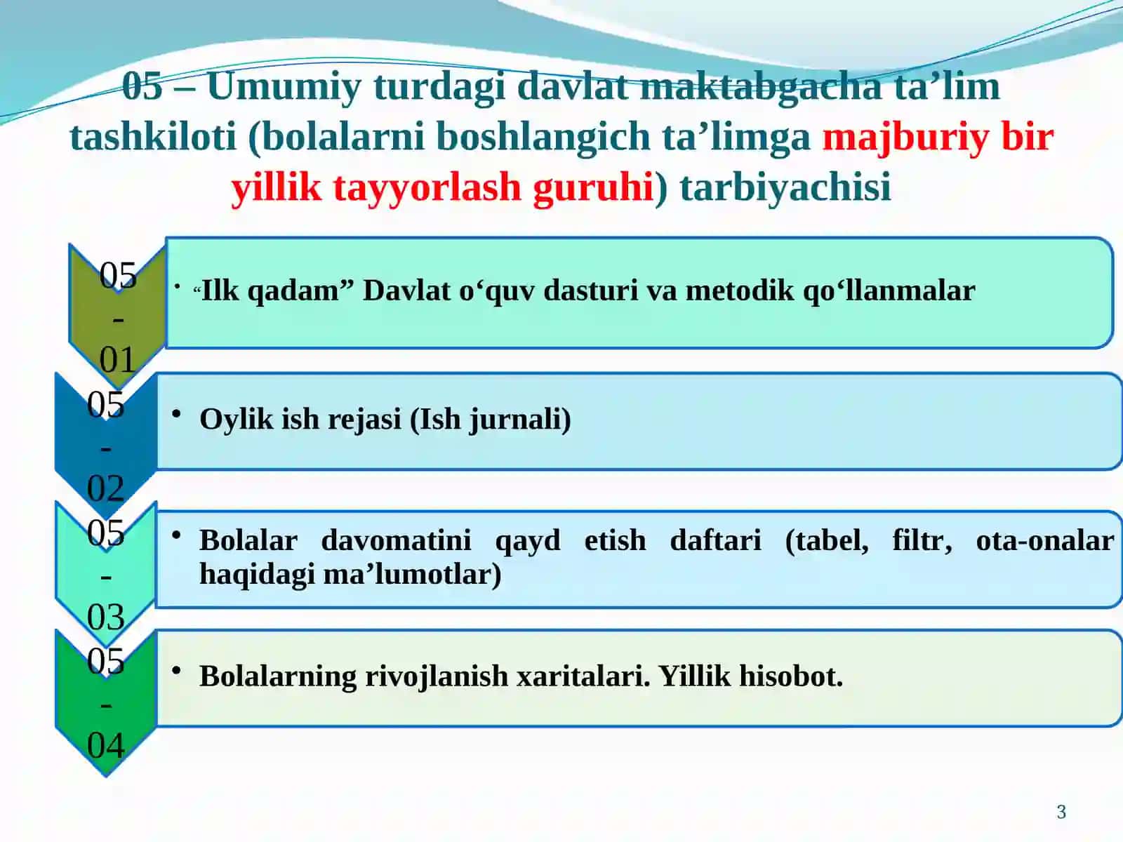 Maktabgachataʼlimtashkilotitarbiyachisiningmetodikishhujjatlariniyuritishtartibi 3