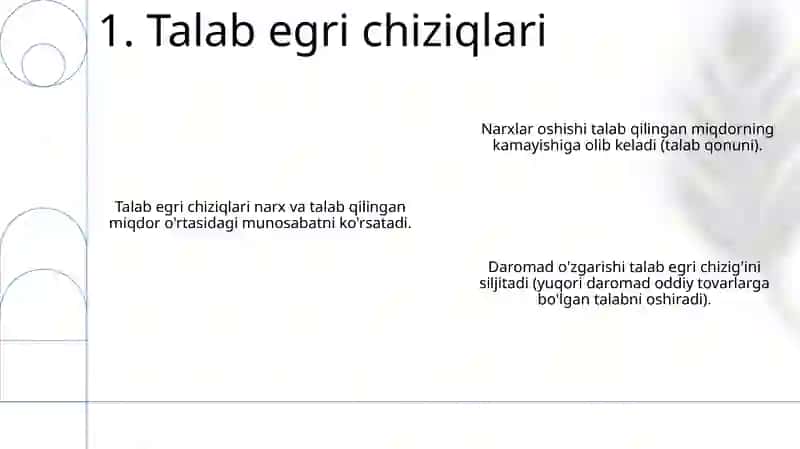 Narx va daromadlar o’zgarishining iste’molchi tanloviga ta’siri 3