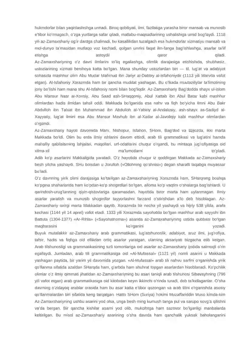 Az-Zamaxshariyning Hikmatlari 3