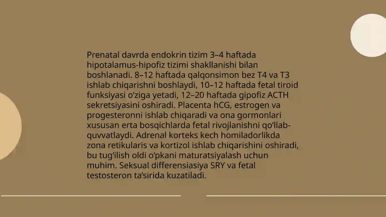 Gormonlar.Gormonlar funksiyasining yoshga oid xususiyatlari 3