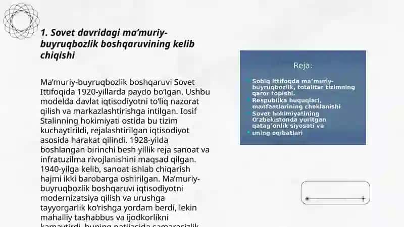 Sovet davridagi ma’muriy-buyruqbozlik boshqaruvi 3