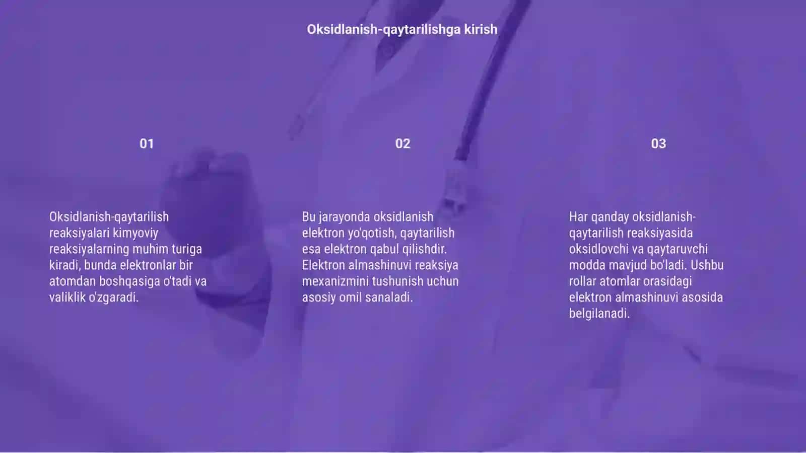 Oksidlanish qaytarilish reaksiyalari 3